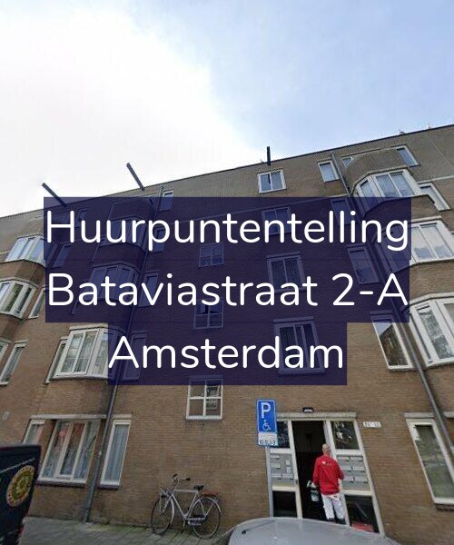 Foto gevel Huurpuntentelling voor Bataviastraat 2-A, Amsterdam