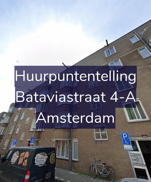 Foto gevel Huurpuntentelling voor Bataviastraat 4-A, Amsterdam