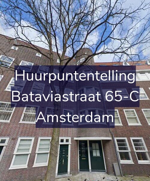 Foto gevel Huurpuntentelling voor Bataviastraat 65-C, Amsterdam