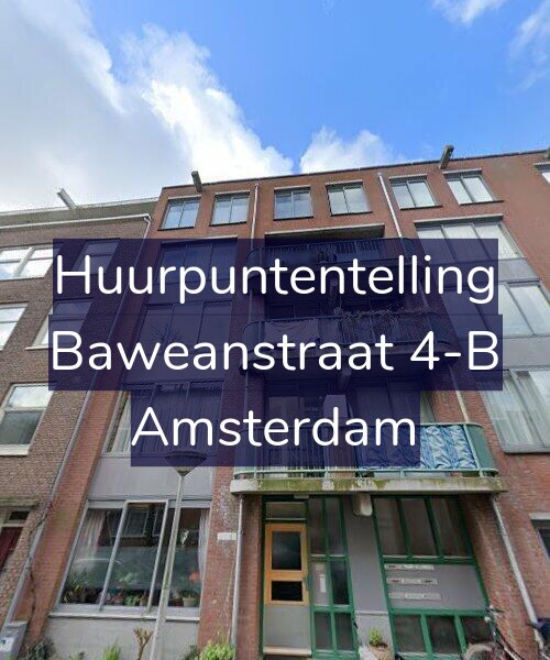 Foto gevel Huurpuntentelling voor Baweanstraat 4-B, Amsterdam