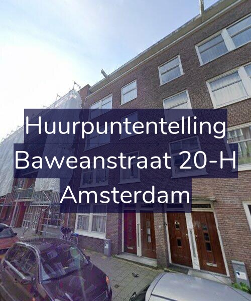 Foto gevel Huurpuntentelling voor Baweanstraat 20-H, Amsterdam