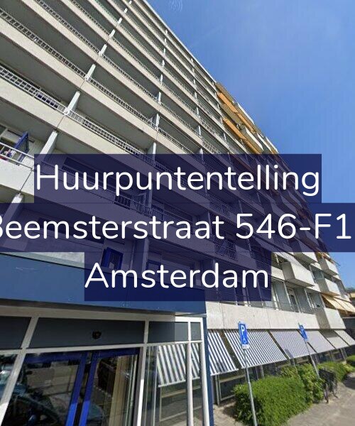 Foto gevel Huurpuntentelling voor Beemsterstraat 546-F12, Amsterdam