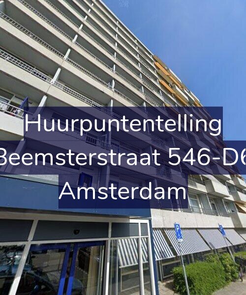 Foto gevel Huurpuntentelling voor Beemsterstraat 546-D6, Amsterdam