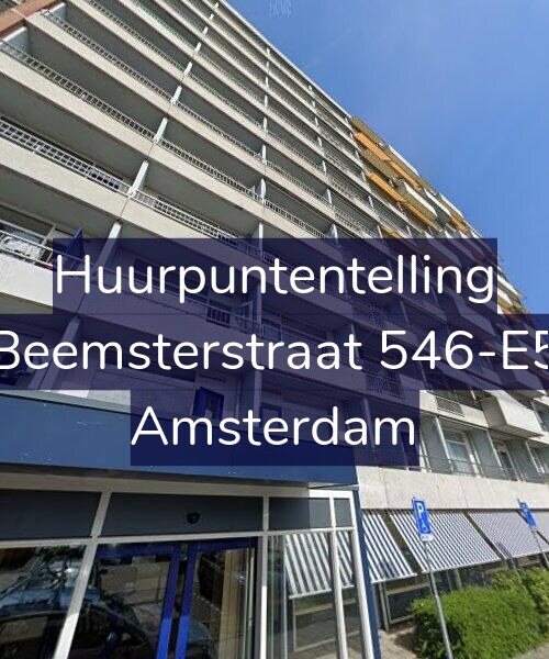 Foto gevel Huurpuntentelling voor Beemsterstraat 546-E5, Amsterdam