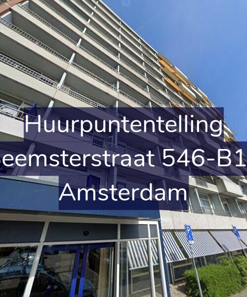 Foto gevel Huurpuntentelling voor Beemsterstraat 546-B10, Amsterdam