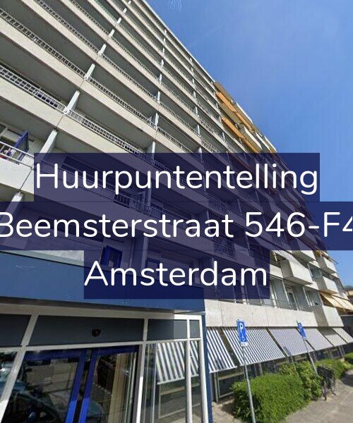 Foto gevel Huurpuntentelling voor Beemsterstraat 546-F4, Amsterdam