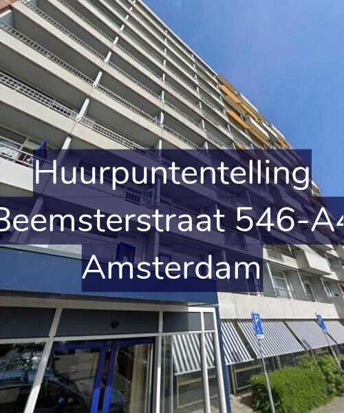 Foto gevel Huurpuntentelling voor Beemsterstraat 546-A4, Amsterdam