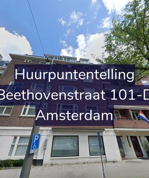 Foto gevel Huurpuntentelling voor Beethovenstraat 101-D, Amsterdam