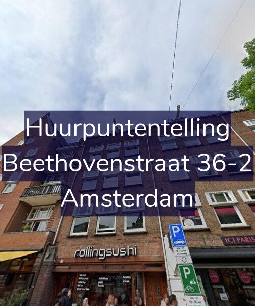 Foto gevel Huurpuntentelling voor Beethovenstraat 36-2, Amsterdam