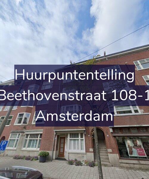 Foto gevel Huurpuntentelling voor Beethovenstraat 108-1, Amsterdam