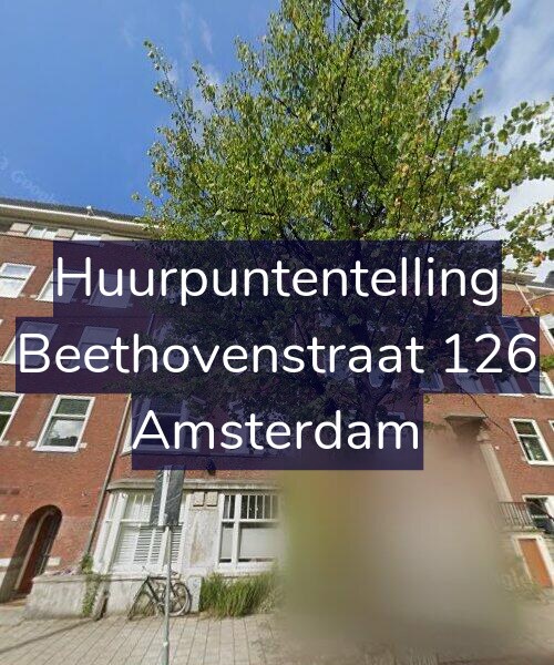 Foto gevel Huurpuntentelling voor Beethovenstraat 126, Amsterdam