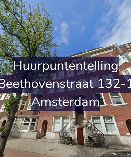 Foto gevel Huurpuntentelling voor Beethovenstraat 132-1, Amsterdam