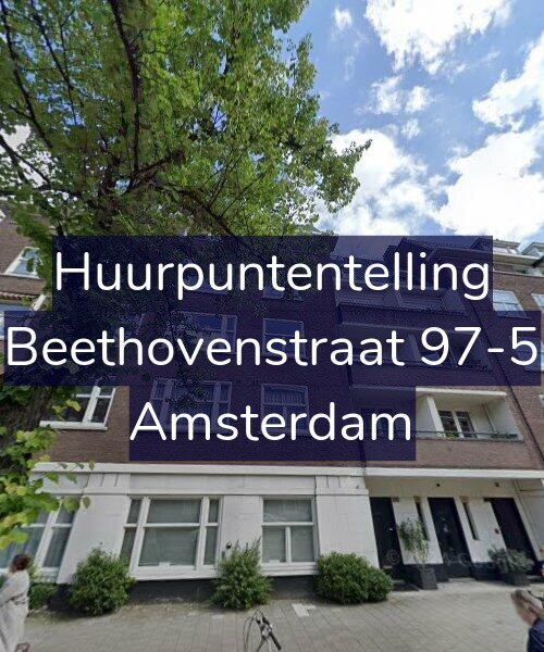 Foto gevel Huurpuntentelling voor Beethovenstraat 97-5, Amsterdam