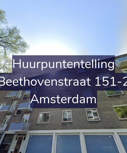Foto gevel Huurpuntentelling voor Beethovenstraat 151-2, Amsterdam