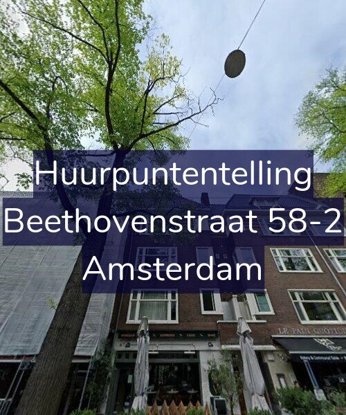 Foto gevel Huurpuntentelling voor Beethovenstraat 58-2, Amsterdam