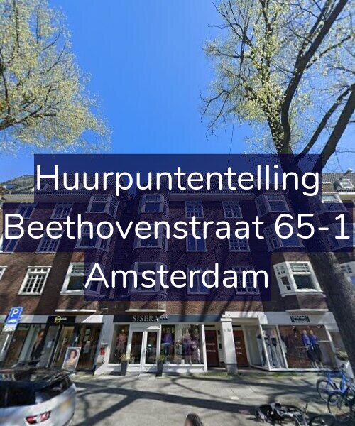 Foto gevel Huurpuntentelling voor Beethovenstraat 65-1, Amsterdam