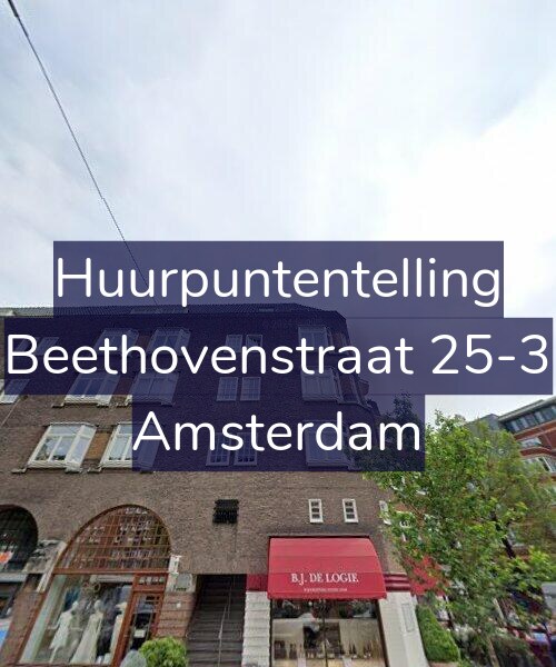Foto gevel Huurpuntentelling voor Beethovenstraat 25-3, Amsterdam