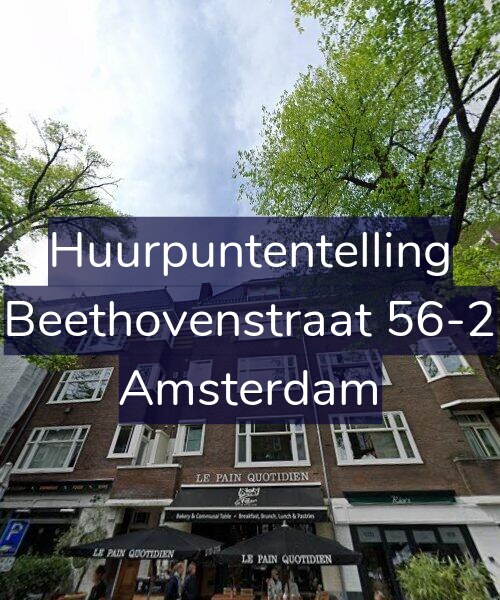Foto gevel Huurpuntentelling voor Beethovenstraat 56-2, Amsterdam