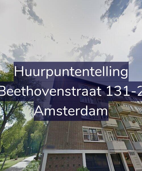 Foto gevel Huurpuntentelling voor Beethovenstraat 131-2, Amsterdam