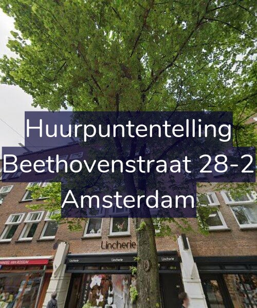 Foto gevel Huurpuntentelling voor Beethovenstraat 28-2, Amsterdam