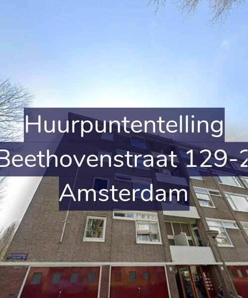 Foto gevel Huurpuntentelling voor Beethovenstraat 129-2, Amsterdam