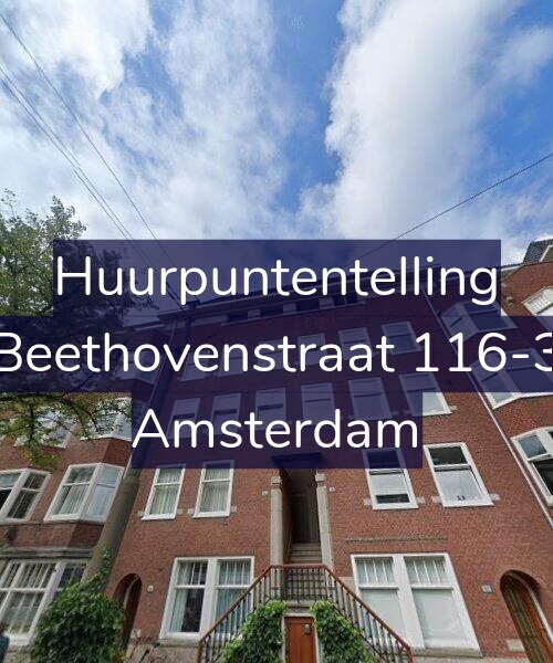 Foto gevel Huurpuntentelling voor Beethovenstraat 116-3, Amsterdam