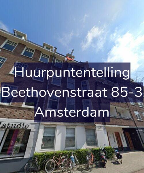 Foto gevel Huurpuntentelling voor Beethovenstraat 85-3, Amsterdam
