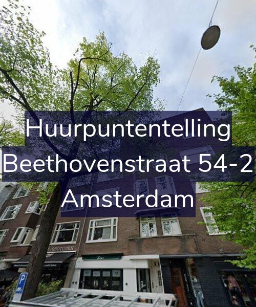 Foto gevel Huurpuntentelling voor Beethovenstraat 54-2, Amsterdam