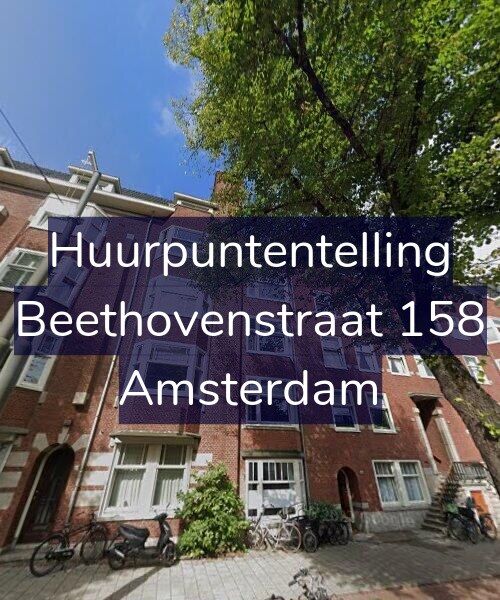 Foto gevel Huurpuntentelling voor Beethovenstraat 158, Amsterdam