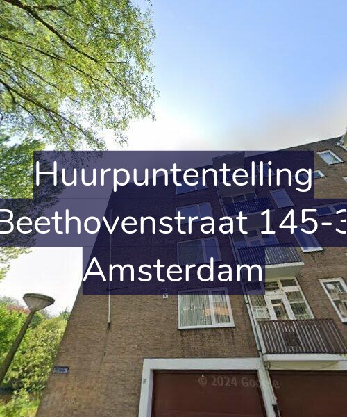 Foto gevel Huurpuntentelling voor Beethovenstraat 145-3, Amsterdam