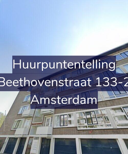 Foto gevel Huurpuntentelling voor Beethovenstraat 133-2, Amsterdam