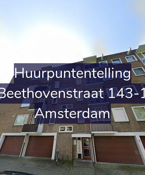 Foto gevel Huurpuntentelling voor Beethovenstraat 143-1, Amsterdam