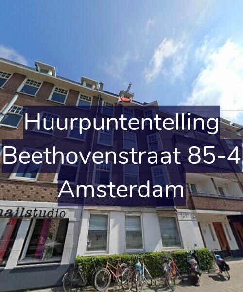 Foto gevel Huurpuntentelling voor Beethovenstraat 85-4, Amsterdam