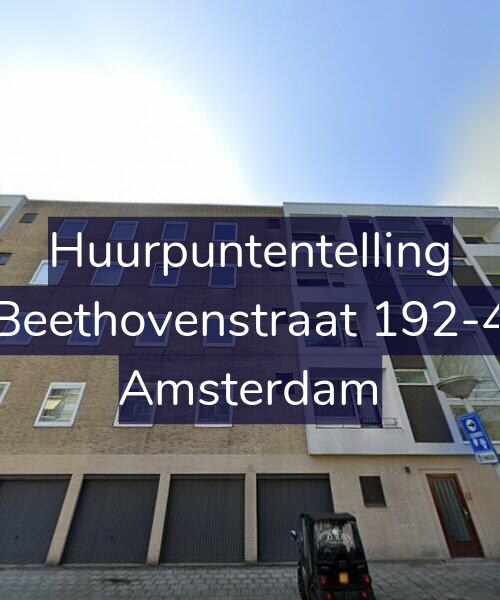 Foto gevel Huurpuntentelling voor Beethovenstraat 192-4, Amsterdam