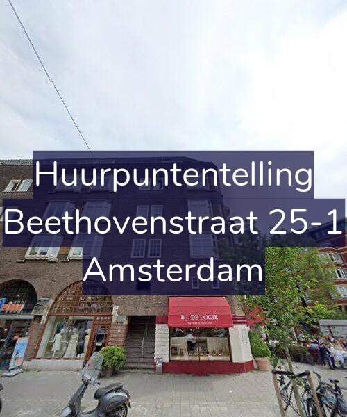 Foto gevel Huurpuntentelling voor Beethovenstraat 25-1, Amsterdam