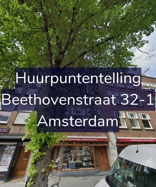 Foto gevel Huurpuntentelling voor Beethovenstraat 32-1, Amsterdam