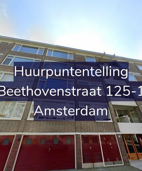 Foto gevel Huurpuntentelling voor Beethovenstraat 125-1, Amsterdam