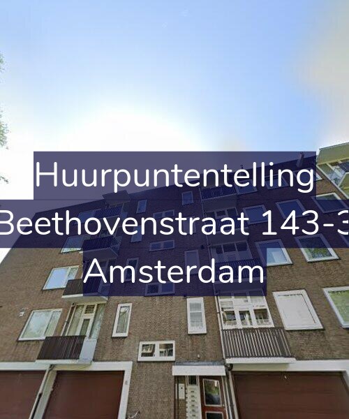 Foto gevel Huurpuntentelling voor Beethovenstraat 143-3, Amsterdam