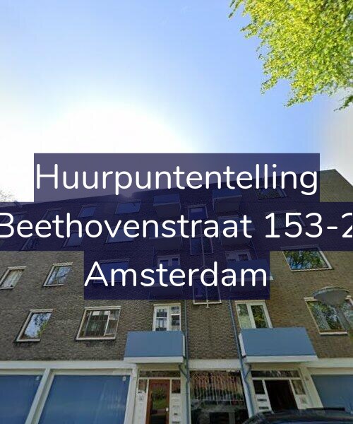 Foto gevel Huurpuntentelling voor Beethovenstraat 153-2, Amsterdam