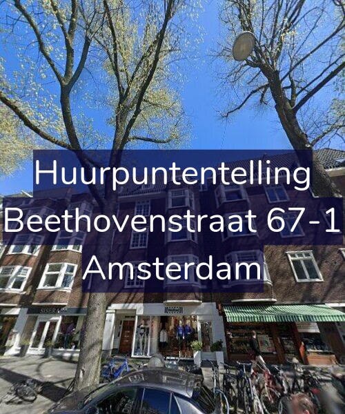 Foto gevel Huurpuntentelling voor Beethovenstraat 67-1, Amsterdam