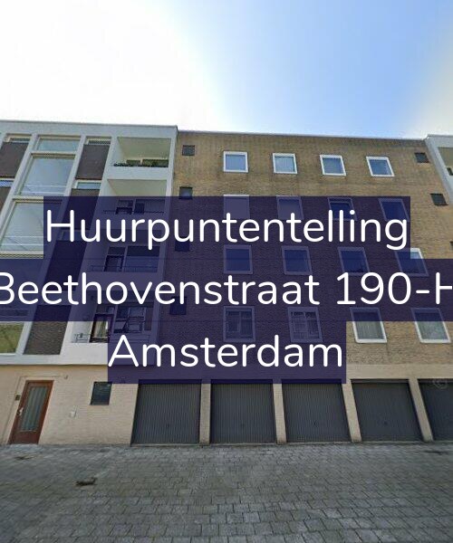 Foto gevel Huurpuntentelling voor Beethovenstraat 190-H, Amsterdam