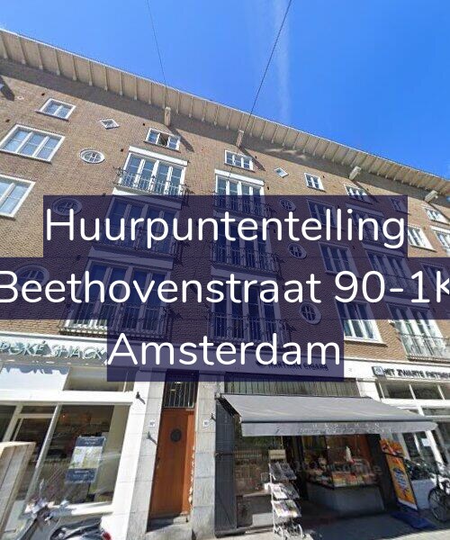 Foto gevel Huurpuntentelling voor Beethovenstraat 90-1K, Amsterdam