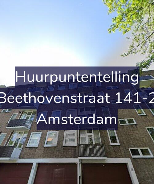 Foto gevel Huurpuntentelling voor Beethovenstraat 141-2, Amsterdam