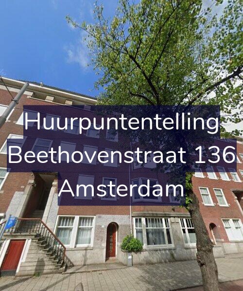 Foto gevel Huurpuntentelling voor Beethovenstraat 136, Amsterdam