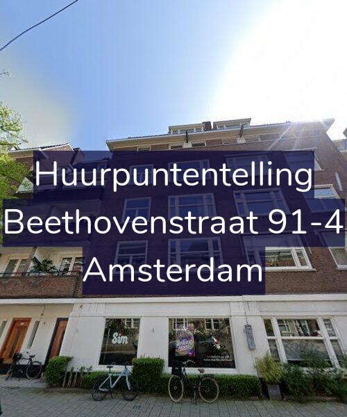 Foto gevel Huurpuntentelling voor Beethovenstraat 91-4, Amsterdam