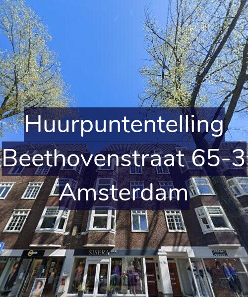 Foto gevel Huurpuntentelling voor Beethovenstraat 65-3, Amsterdam
