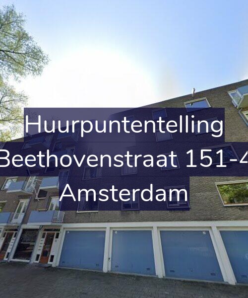 Foto gevel Huurpuntentelling voor Beethovenstraat 151-4, Amsterdam