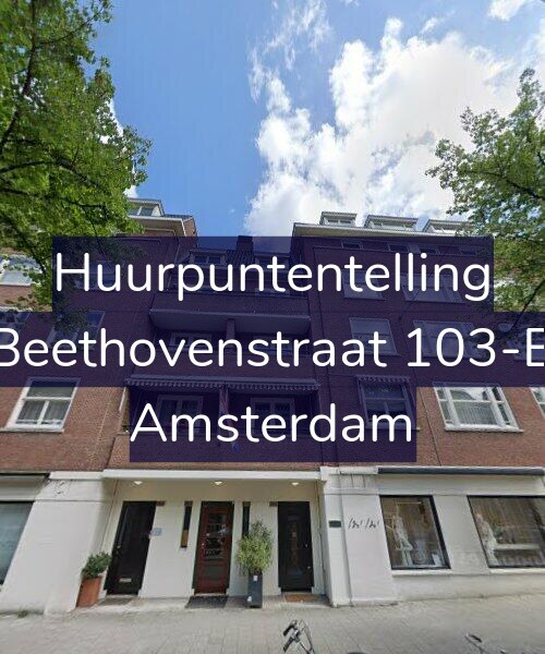 Foto gevel Huurpuntentelling voor Beethovenstraat 103-B, Amsterdam