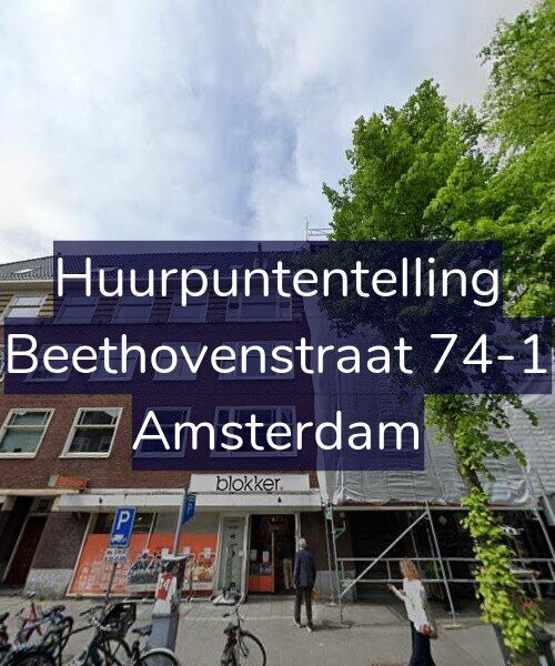 Foto gevel Huurpuntentelling voor Beethovenstraat 74-1, Amsterdam