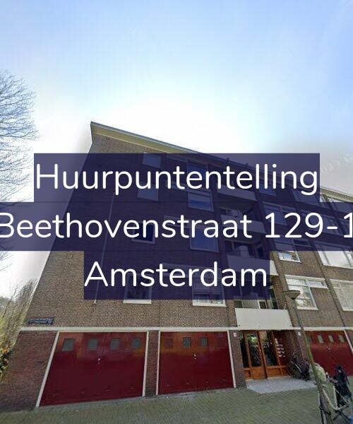 Foto gevel Huurpuntentelling voor Beethovenstraat 129-1, Amsterdam